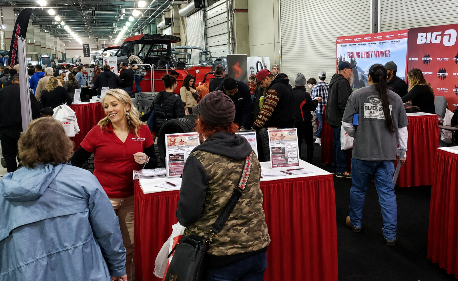 Walker Squared staff executing live event floor operations at an indoor expo